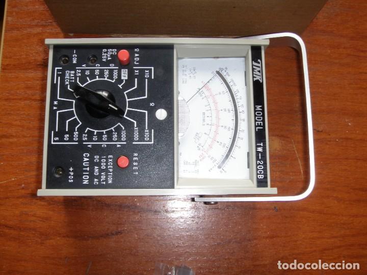 Antig&uuml;edades: POLIMETRO MULTITESTER TMK MODELO TW20CB TW-20CB - Foto 2