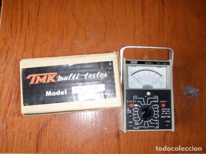 Antig&uuml;edades: POLIMETRO MULTITESTER TMK MODELO TW20CB TW-20CB - Foto 3