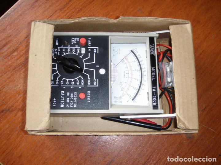 Antig&uuml;edades: POLIMETRO MULTITESTER TMK MODELO TW20CB TW-20CB - Foto 5