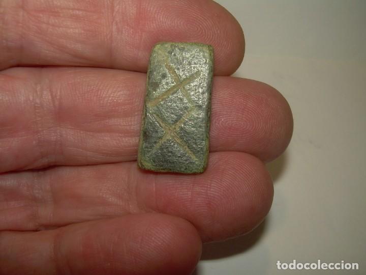 Antig&uuml;edades: RARISIMO PONDERAL DE BRONCE. - Foto 3