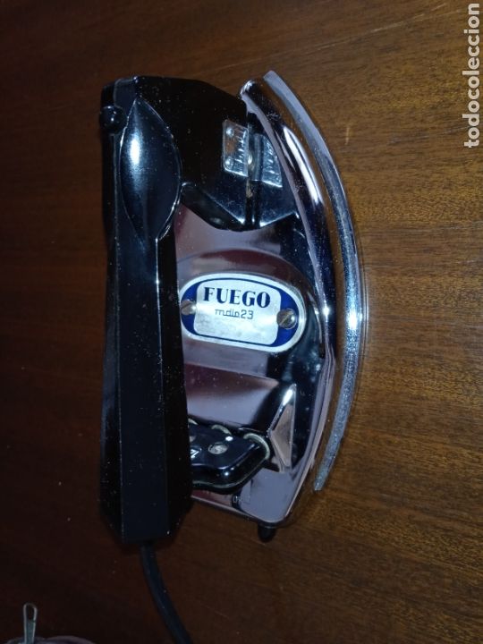 Antig&uuml;edades: PLANCHA MARCA FUEGO Mod. 23...bitension .FUNCIONA. - Foto 5