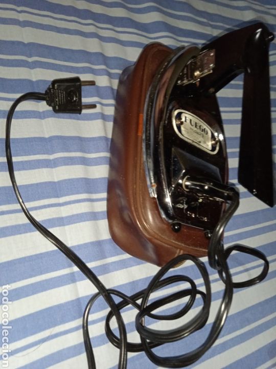 Antig&uuml;edades: PLANCHA MARCA FUEGO Mod. 23...bitension .FUNCIONA. - Foto 4