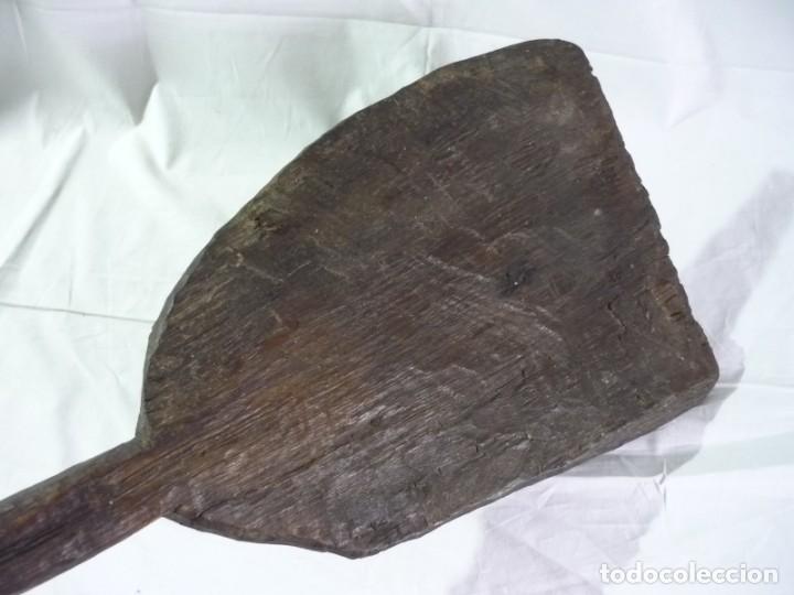 Antig&uuml;edades: Pala de panadero de madera de una sola pieza - Foto 3