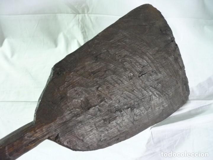 Antig&uuml;edades: Pala de panadero de madera de una sola pieza - Foto 4