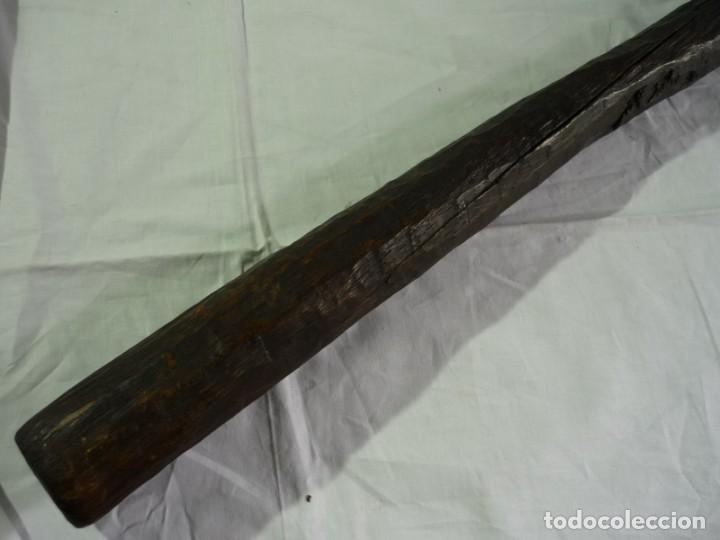 Antig&uuml;edades: Pala de panadero de madera de una sola pieza - Foto 6
