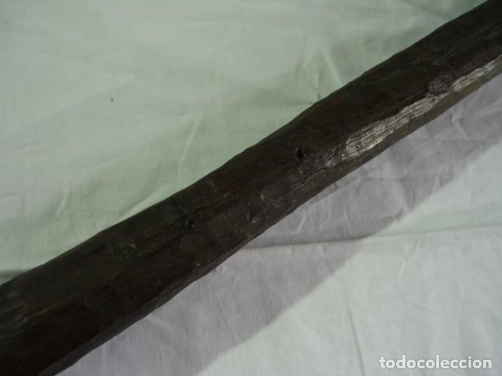 Antig&uuml;edades: Pala de panadero de madera de una sola pieza - Foto 9