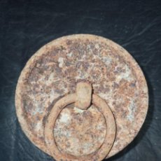 Antigüedades: ANTIGUA PESA DE 1 KILOGRAMO. HIERRO Y PLOMO. CG4. Lote 344896913