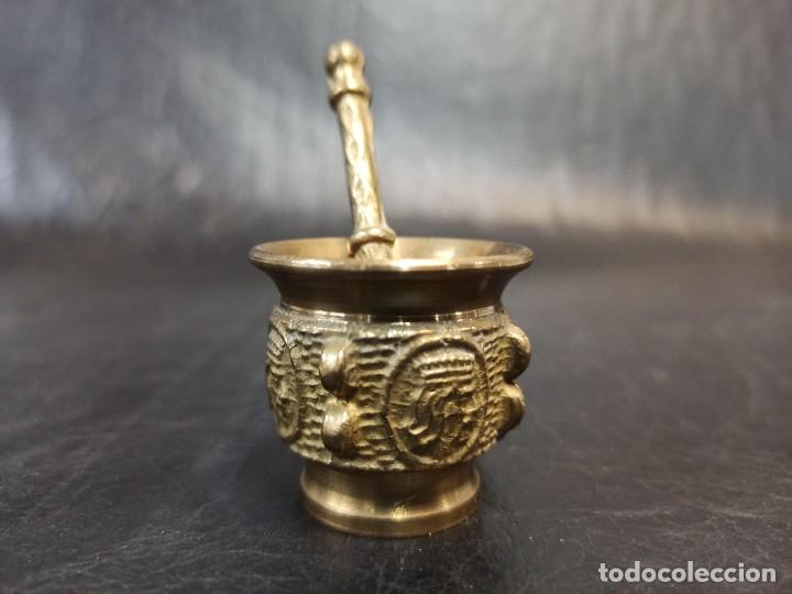 Antig&uuml;edades: Decorativo mortero de bronce. V1 - Foto 4