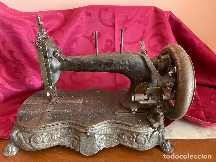 antigua máquina coser manual naumann, difícil d - Compra venta en