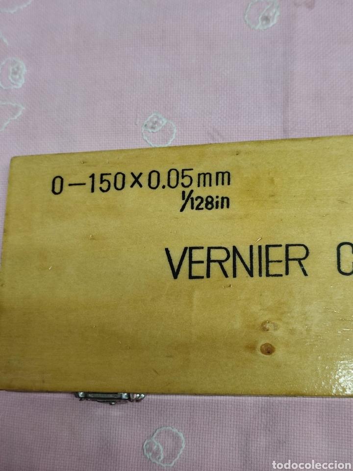 Antig&uuml;edades: Caja de madera Vernier Caliper - Foto 1