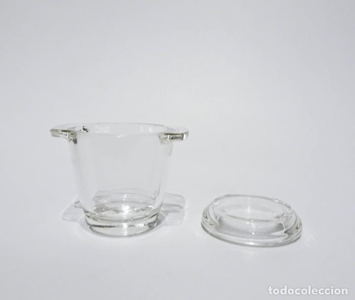 Antiguidades: Recipiente de farmacia con tapa Pyrex