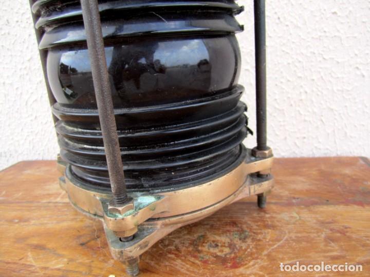 Antig&uuml;edades: Raro Farol de barco de bronce - Foto 4