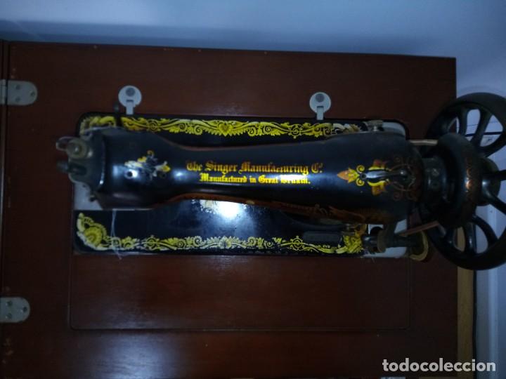 Antig&uuml;edades: Maquina de coser Singer 1912 - Foto 4