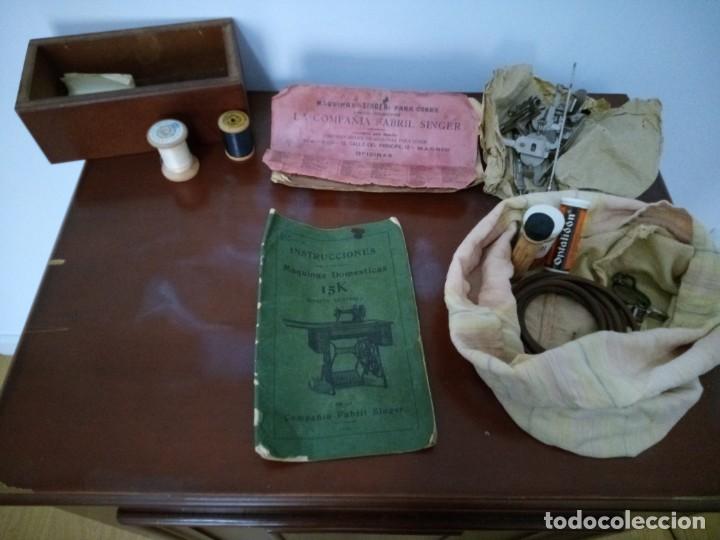 Antig&uuml;edades: Maquina de coser Singer 1912 - Foto 7