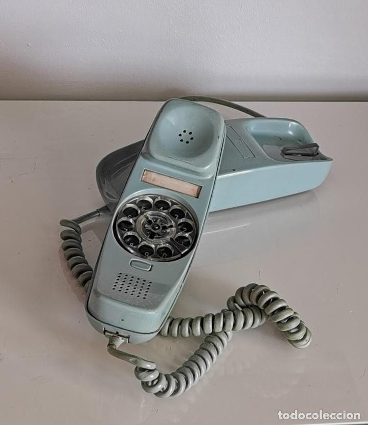 Tel&eacute;fonos: TELEFONO DE GONDOLA DE COLOR TURQUESA - Foto 1