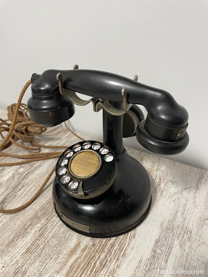 Tel&eacute;fonos: TELEFONO FRANCES HIERRO ANTIGUO - Foto 2