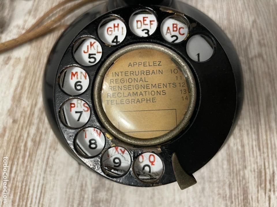 Tel&eacute;fonos: TELEFONO FRANCES HIERRO ANTIGUO - Foto 9