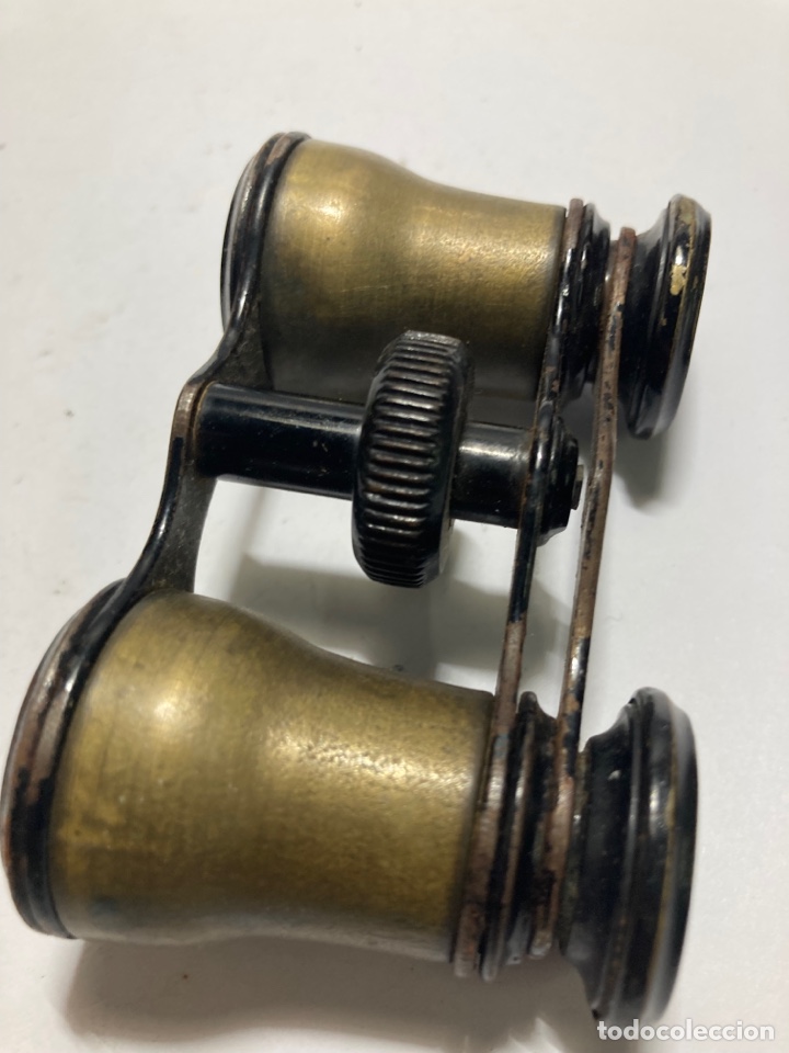 Antig&uuml;edades: Binoculares antiguos militares en bronce - Foto 2