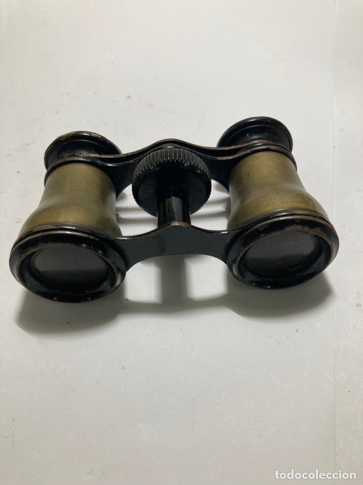 Antig&uuml;edades: Binoculares antiguos militares en bronce - Foto 3