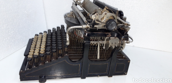 Antig&uuml;edades: M&aacute;quina de escribir Smith Premier 5 - Foto 4
