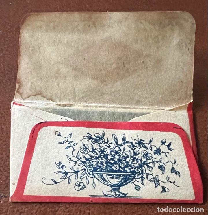 Antig&uuml;edades: Antiguo sobre con hoja de afeitar Pompadour (Barbero) - Foto 3