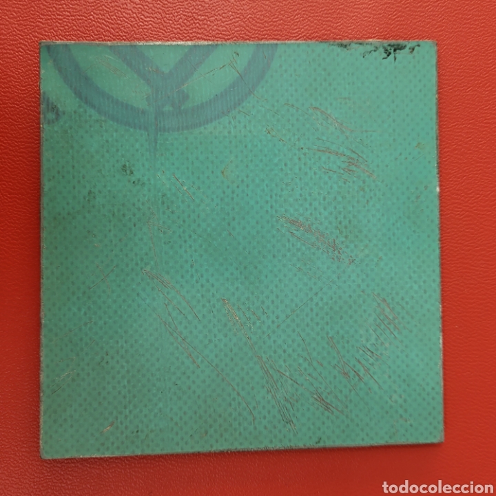 Antig&uuml;edades: ANTIGUO TAMPON O PLACA DE IMPRENTA . 10X10CM - Foto 2