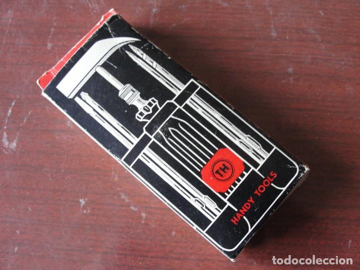 Antig&uuml;edades: estuche HAMMER TOOL-KIT martillo herramientas 7 piezas - Foto 2