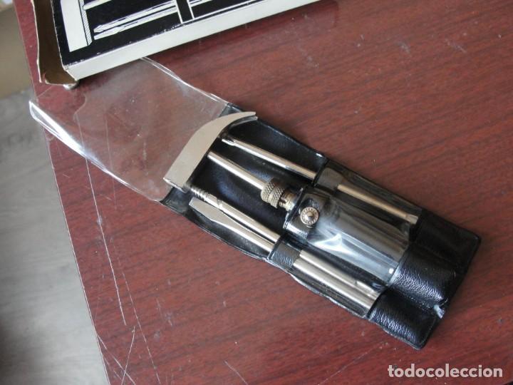 Antig&uuml;edades: estuche HAMMER TOOL-KIT martillo herramientas 7 piezas - Foto 3