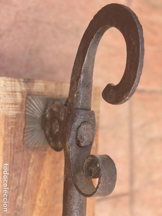 Antig&uuml;edades: Antigua aldaba llamador hierro - Foto 5