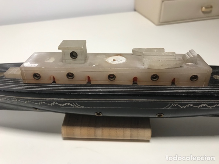 Antig&uuml;edades: Maqueta barco antiguo marmol - Foto 7