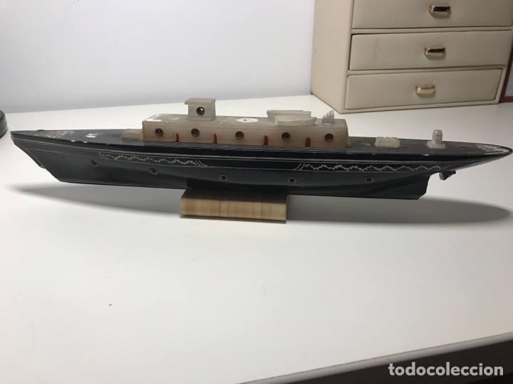 Antig&uuml;edades: Maqueta barco antiguo marmol - Foto 8