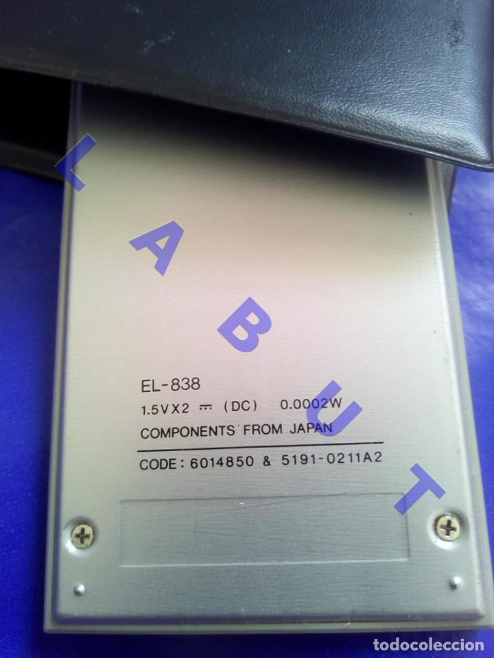 Antig&uuml;edades: CALCULADORA SHCO EISLMATE EL 838 SIN PROBAR G3 - Foto 3