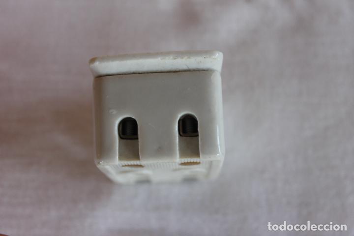 Antig&uuml;edades: LOTE PIEZAS CERAMICAS ELECTRICAS PLOMOS, ENCHUFES - Foto 10
