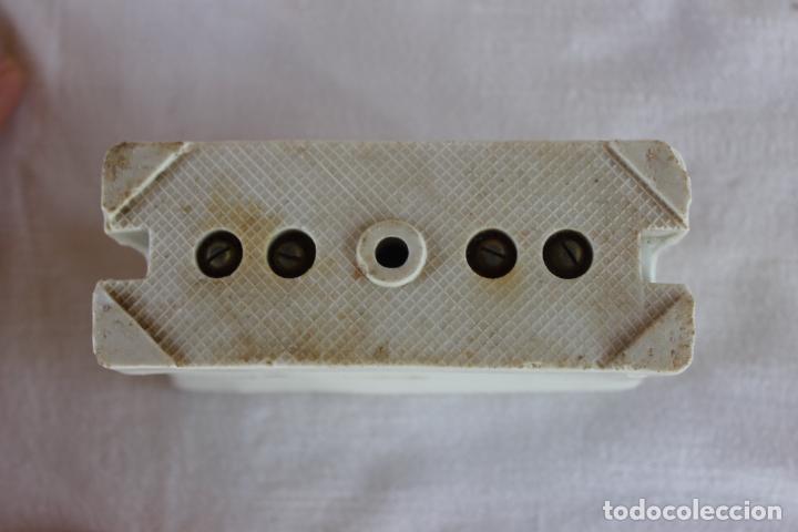 Antig&uuml;edades: LOTE PIEZAS CERAMICAS ELECTRICAS PLOMOS, ENCHUFES - Foto 12
