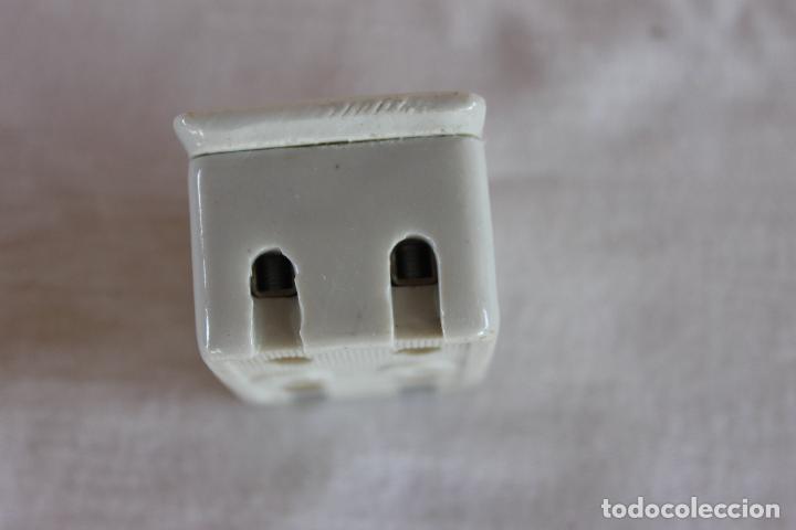 Antig&uuml;edades: LOTE PIEZAS CERAMICAS ELECTRICAS PLOMOS, ENCHUFES - Foto 13
