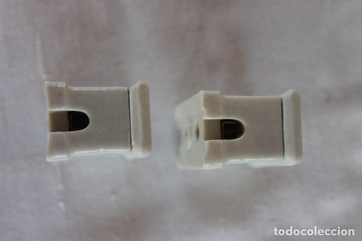 Antig&uuml;edades: LOTE PIEZAS CERAMICAS ELECTRICAS PLOMOS, ENCHUFES - Foto 22