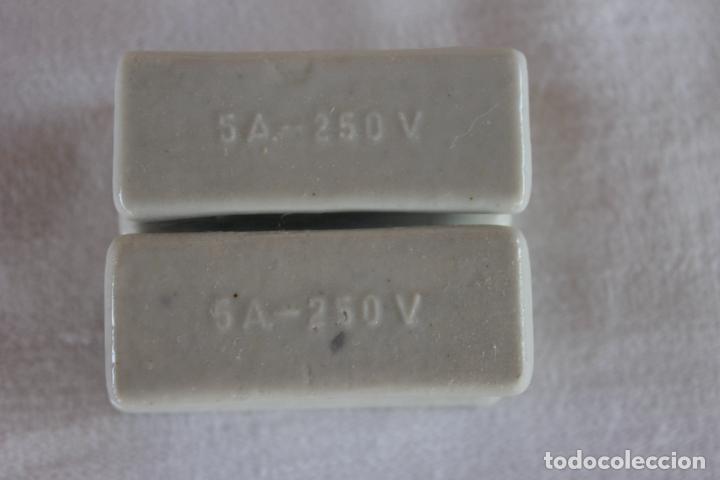 Antig&uuml;edades: LOTE PIEZAS CERAMICAS ELECTRICAS PLOMOS, ENCHUFES - Foto 23