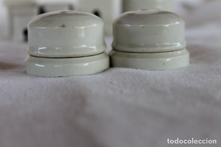Antig&uuml;edades: LOTE PIEZAS CERAMICAS ELECTRICAS PLOMOS, ENCHUFES - Foto 35