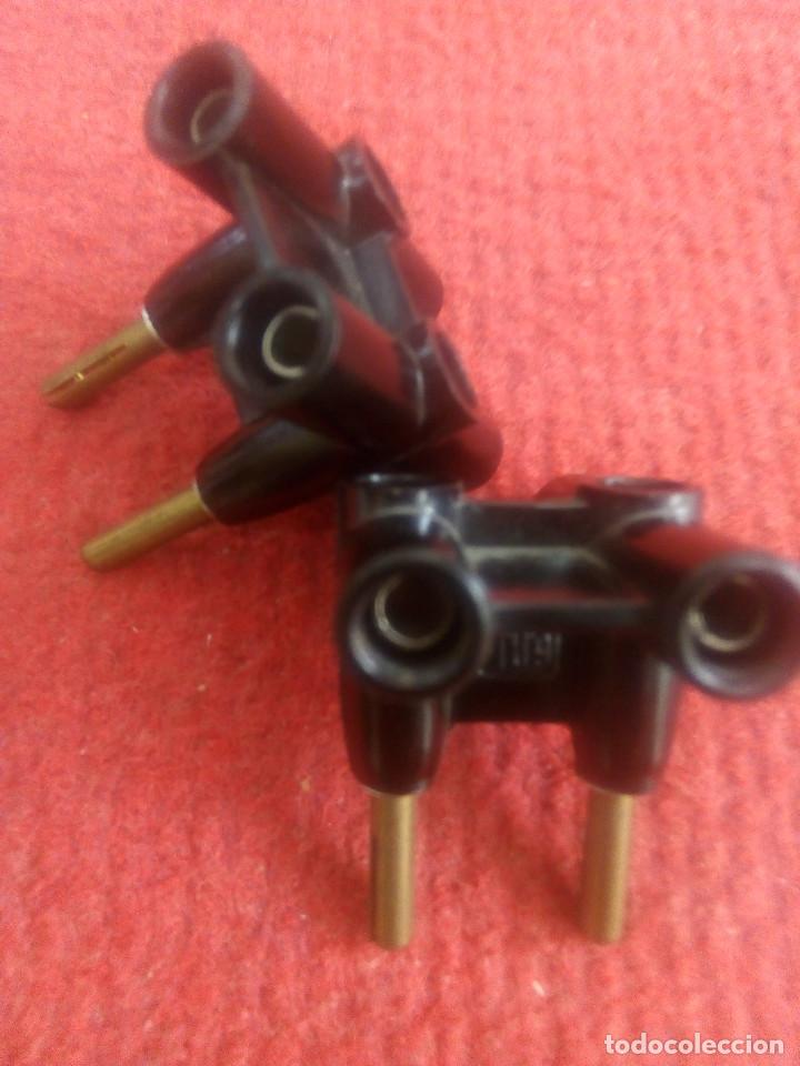 Antig&uuml;edades: CLAVIJA TRIPLE EL&Eacute;CTRICA - Foto 3