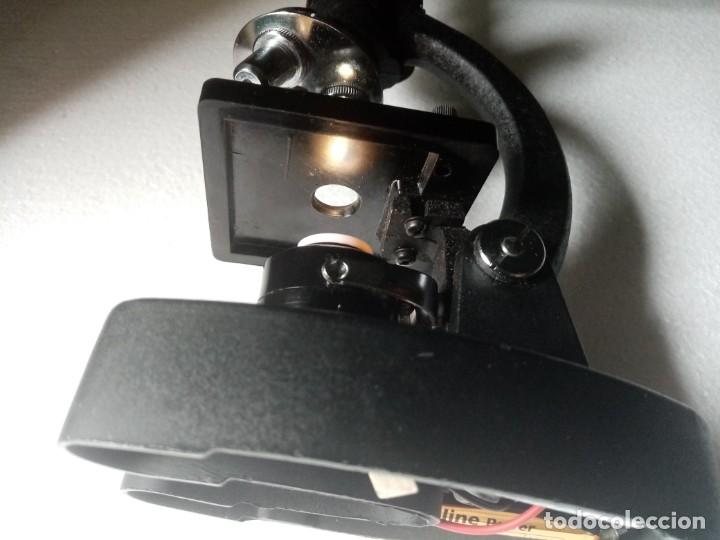 Antig&uuml;edades: MICROSCOPIO INFANTIL C.O.C. CON LUZ Y EN CAJA DE MADERA - Foto 22