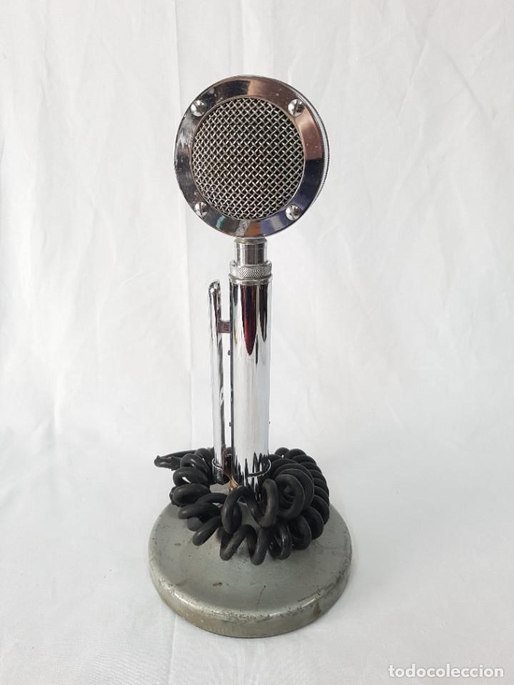 Antig&uuml;edades: Micr&oacute;fono de mesa American Electronics, 1960. - Foto 5