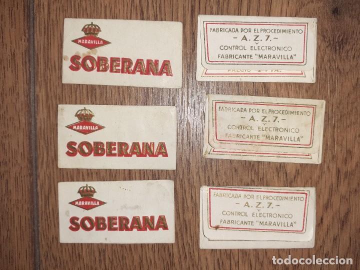 Antig&uuml;edades: Cuchillas de afeitar Soberana - Foto 1