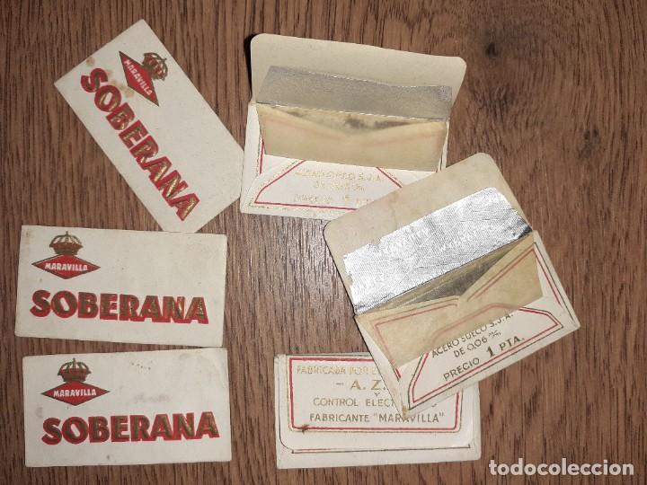 Antig&uuml;edades: Cuchillas de afeitar Soberana - Foto 2