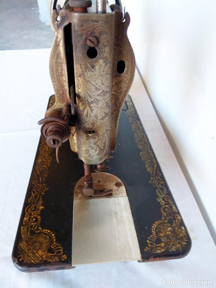 Antig&uuml;edades: CABEZAL DE MAQUINA DE COSER SINGER - Foto 4