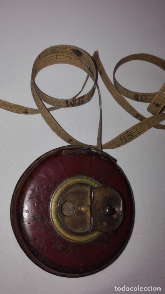 Antig&uuml;edades: METRO ANTIGUO DE CINTA ENROLLABLE. - Foto 4