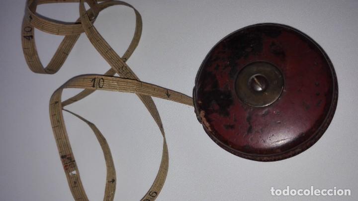 Antig&uuml;edades: METRO ANTIGUO DE CINTA ENROLLABLE. - Foto 6