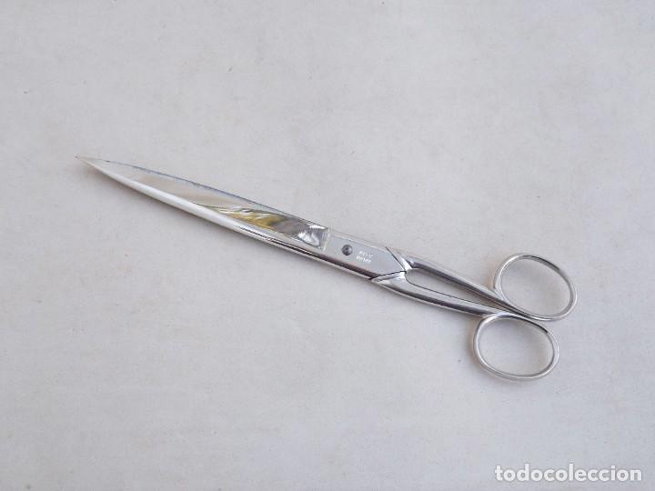 Antig&uuml;edades: TIJERAS LARGAS EL VOLCAN 23,5 cm. - Foto 2