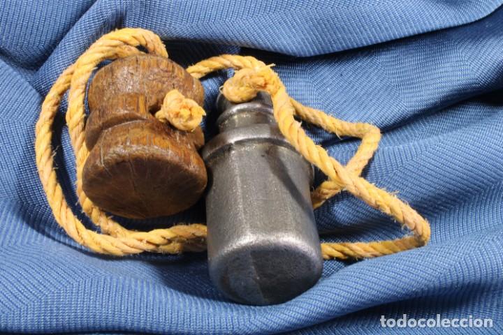 Antig&uuml;edades: Plomada construcci&oacute;n hierro. S.XVII. Plumb bob construction. - Foto 4
