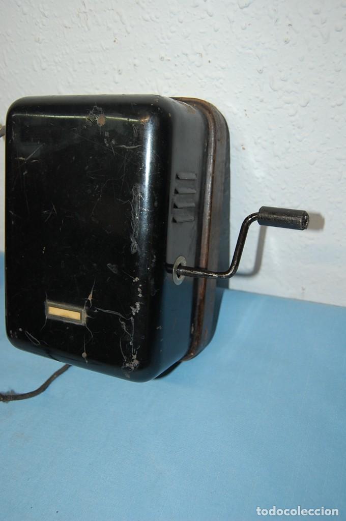 Tel&eacute;fonos: ANTGUO TELEFONO METALICO - Foto 4