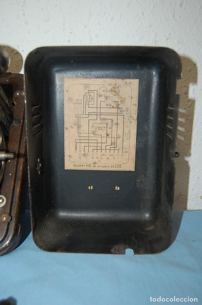 Tel&eacute;fonos: ANTGUO TELEFONO METALICO - Foto 6